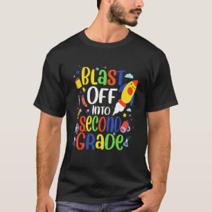 Afsluiten in tweede klasse Hallo 2e klasse klaar T-shirt
