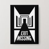 Afsluiten ontbreekt - Glitch in de realiteit Button (Voorkant)