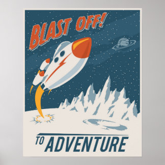 Afsluiten op avontuur poster