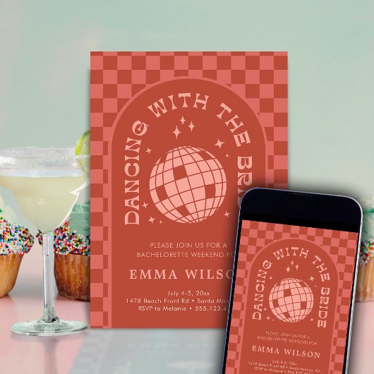 Afsluitend Disco Meidenavondweekend van de Bruid Kaart