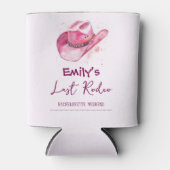 Afsluitend Rodeo Bachelorette-weekend | Roze Blikk Blikjeskoeler (Voorkant)