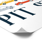 Afsluitend transportstempel zaterdag poster (Hoek)