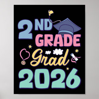 Afsluiting 2e klas 2026 Trots afgestudeerde Tweede Poster