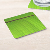Afsluiting Banana Leaf Vierkante Kartonnen Onderzetter (Schuin)