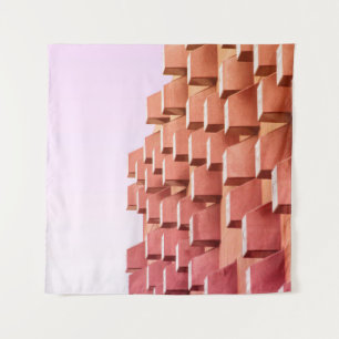 AFSLUITING FOTO VAN BROWN WOODEN RACK WANDKLEED