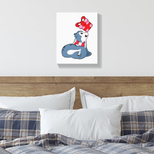 Afsluiting met cadeau canvas afdruk (Insitu (Slaapkamer))