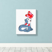 Afsluiting met cadeau canvas afdruk (Insitu (Houten vloer))