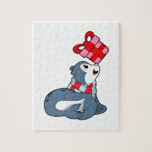Afsluiting met cadeau legpuzzel
