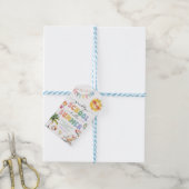 Afsluiting School Zomer Cadeaulabel (Met Touw)