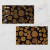 Afsluiting van logboeken visitekaartje (Voorkant / Achterkant)