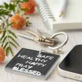 Afsluitingen Acrylsleutelring Sleutelhanger (Voorkant Rechts)