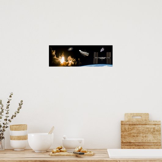 Afsluitingen van programma Shuttle Poster (Keuken)