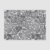 Afsnijdsels in zwart-wit tissuepapier (Voorkant)