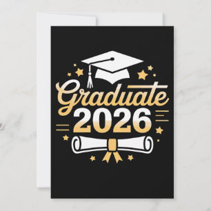 Afsoluterende van de klas van 2026 Afstuderen 26 T Kaart