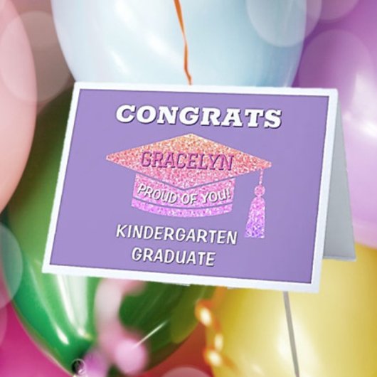 Afsolvent kleuterschool Gefeliciteerd Kaart