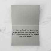 Afsolvent Stelt Je Monarch Vlinder Afstuderen Trot Kaart (Binnen)