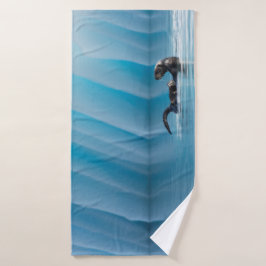 Afspeelbaar Zee Otter Badhanddoek