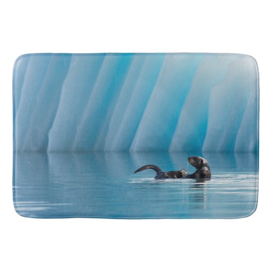 Afspeelbaar Zee Otter Badmat (Voorkant)