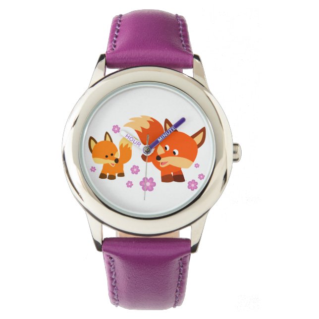 Afspeelbare Cartoon bekijken Horloge (Voorkant)