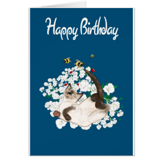 Afspeelbare Siamese kat