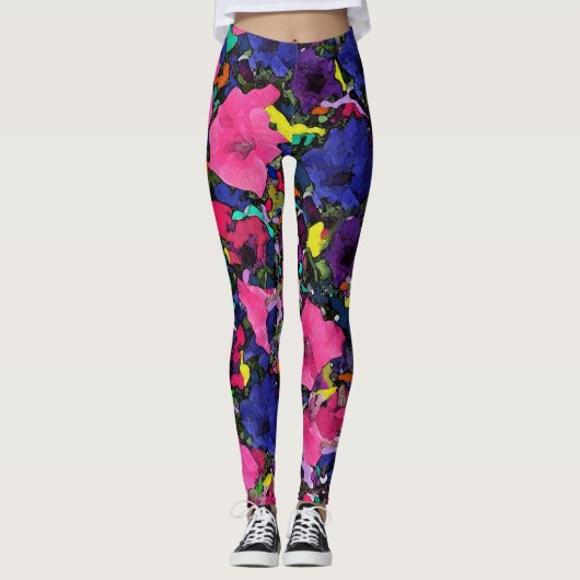 Afspeelbloemen - Leggings (Voorkant)