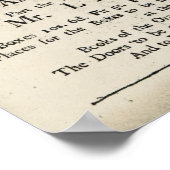 Afspeelbrief adverteren prestaties poster (Hoek)