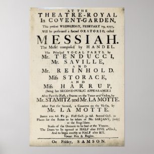 Afspeelbrief adverteren prestaties poster