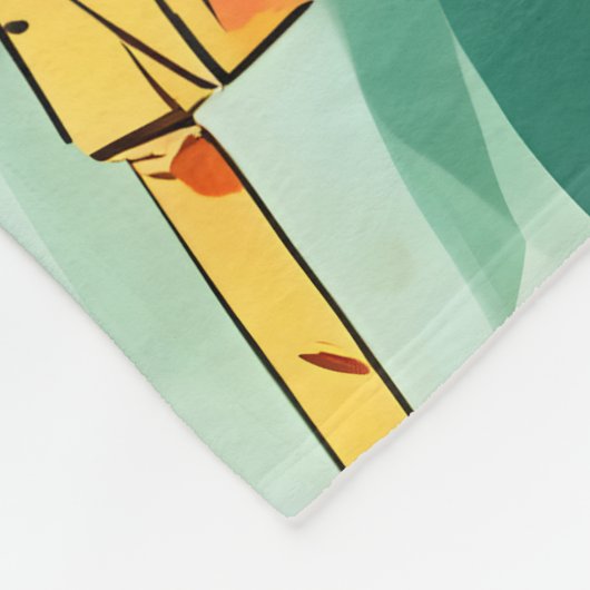 Afspeeldatum Fleece Deken (Hoek)