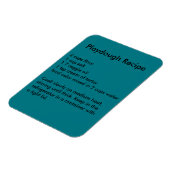 Afspeeldeeg Recipe Magnet Magneet (Linkerzijde)
