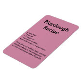Afspeeldeeg Recipe Magnet Magneet (Linkerzijde)