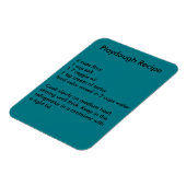 Afspeeldeeg Recipe Magnet Magneet (Linkerzijde)