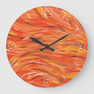 Afspeelenergie en passie Oorspronkelijke Abstracte Grote Klok