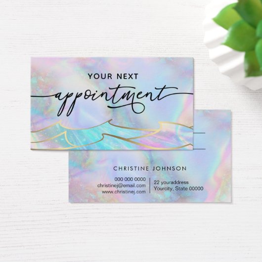 afspeelkaart voor de oceaangolven visitekaartje (Bureau)