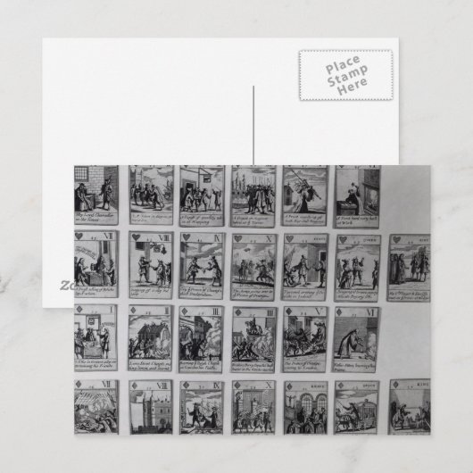 Afspeelkaarten voor episodes briefkaart (Voorkant / Achterkant)