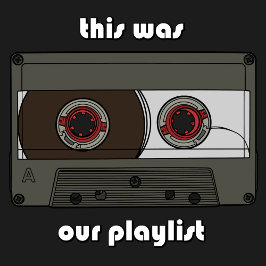  afspeellijst t-shirt