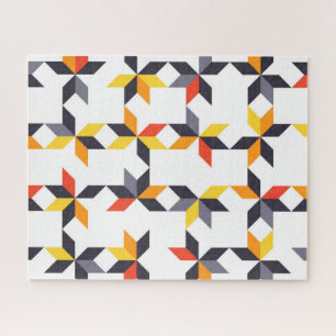 Afspeelse, kleurrijke, trendy, stedelijke coole il legpuzzel