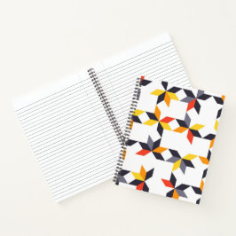 Afspeelse, kleurrijke, trendy, stedelijke coole il notitieboek