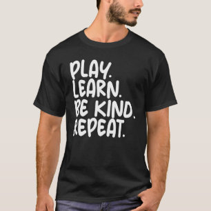 Afspelen Leer herhaling van de Dag tegen pesterije T-shirt