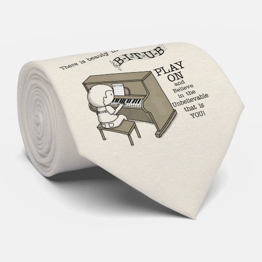 Afspelen op stropdas (Opgerold)