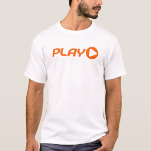 Afspelen - Oranje T-shirt