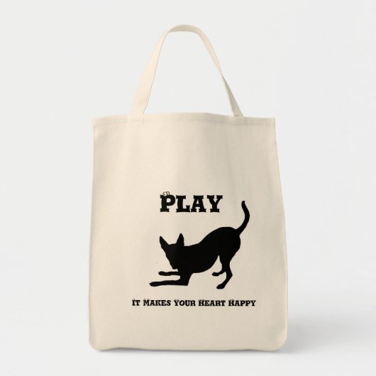 Afspelen Tote Bag (Voorkant)