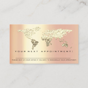 Afspraak Herinnering Word Map Gold Trader Finance Visitekaartje