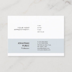 Afspraakherinnering Elegant Smart Design Plain Afsprakenkaartje
