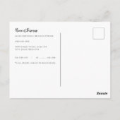 Afspraakherinnering handgeschreven papier briefkaart (Achterkant)