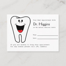 Afspraakherinnering Happy Tooth-tandarts