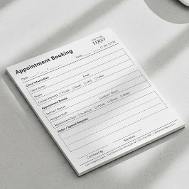 Afspraakherinnering Professioneel Logo Notitieblok