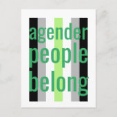 afstammelingen horen bij briefkaart (Voorkant)