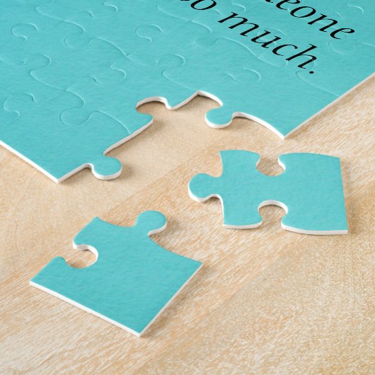 Afstand betekent zo weinig puzzel legpuzzel (Zijkant)