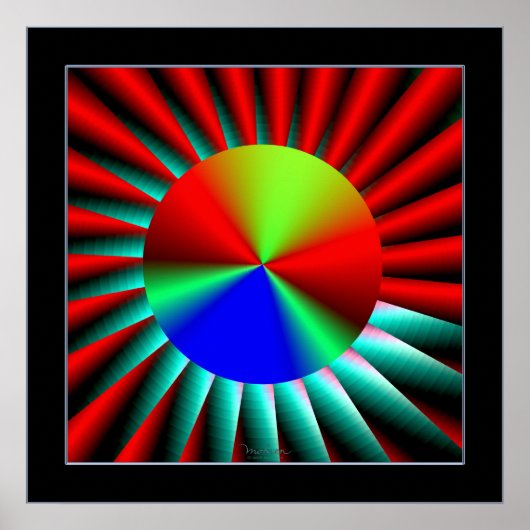Afstand diepteperceptie poster (Voorkant)