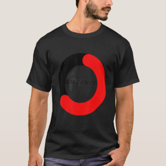 Afstand moderne vrijheid t-shirt